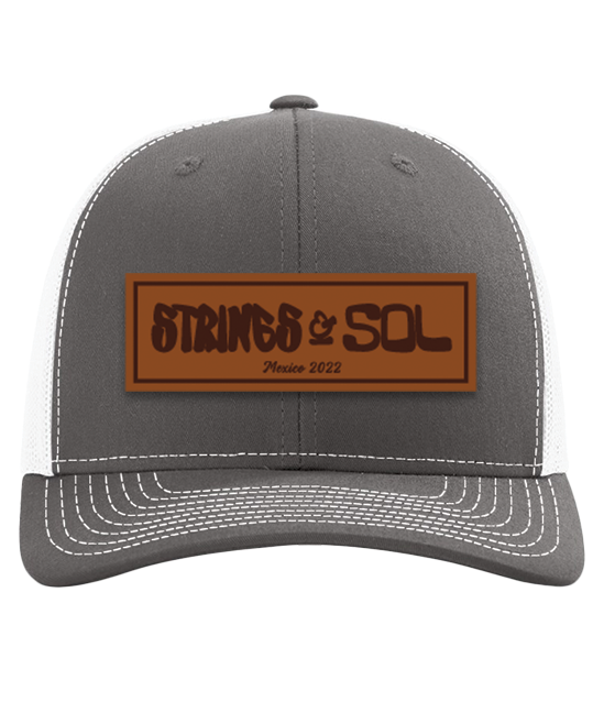 Strings & Sol 2022 Leather Patch Trucker Hat