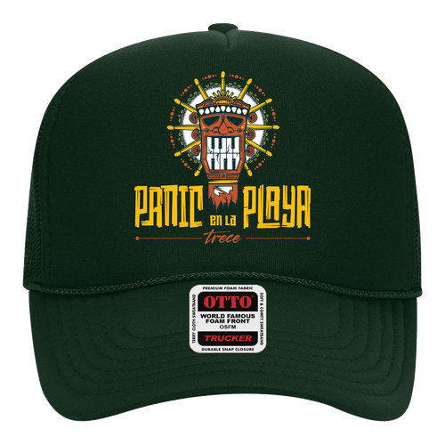 Panic en la Playa Trece Drumhead Foam Trucker