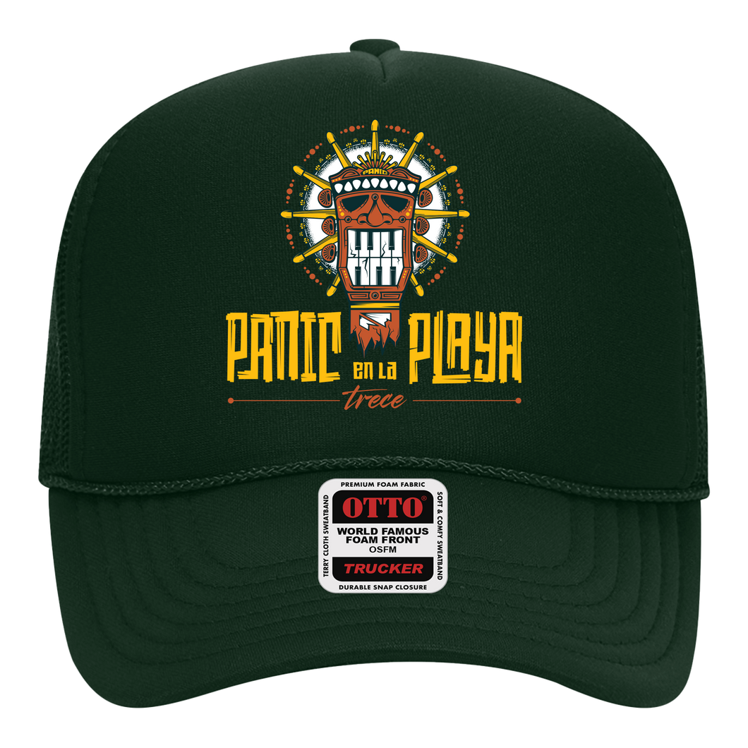 Panic en la Playa Trece Drumhead Foam Trucker