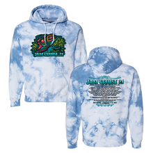 Jam Cruise 21 Jeff Wood Unisex Lineup Tie Dye Hoodie