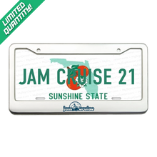 Jam Cruise 21 Metal License Plate Frame