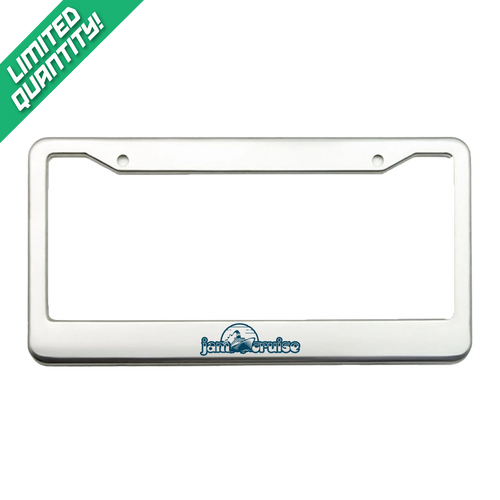 Jam Cruise 21 Metal License Plate Frame