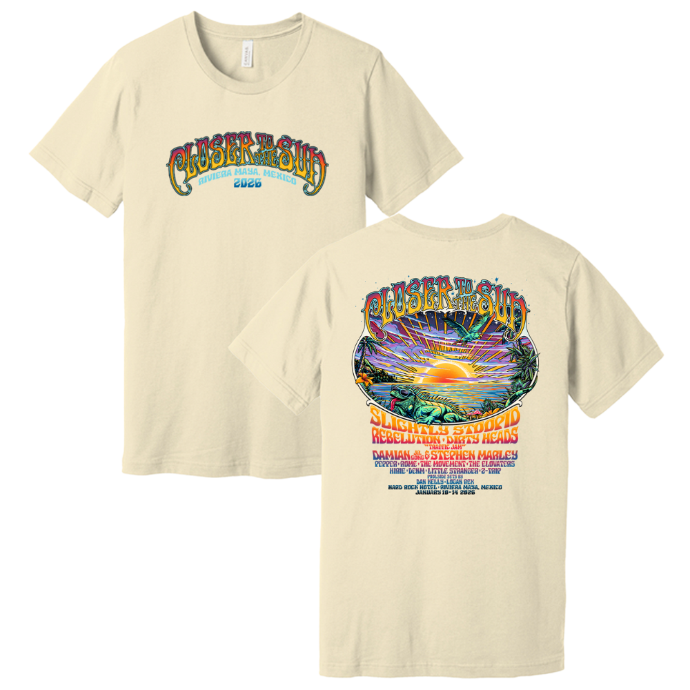 Closer to the Sun 2026 Lineup Unisex T-Shirt - Natural – Cloud 9