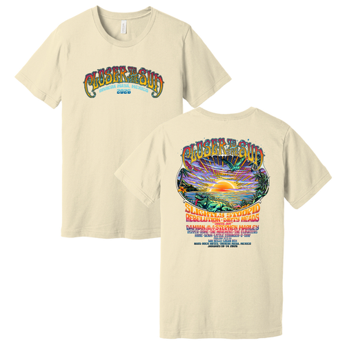 Closer to the Sun 2026 Lineup Unisex T-Shirt - Natural