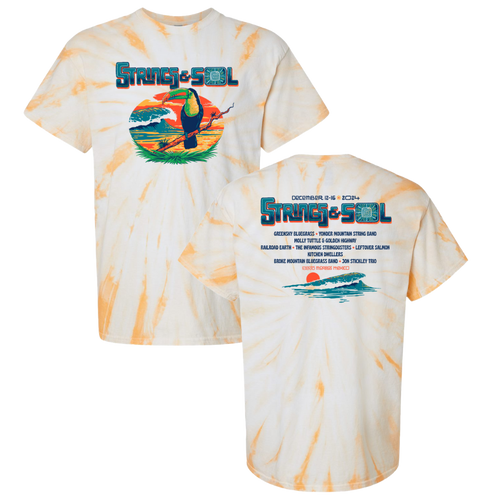 Strings & Sol 2024 Lineup Unisex Tie Dye Tee