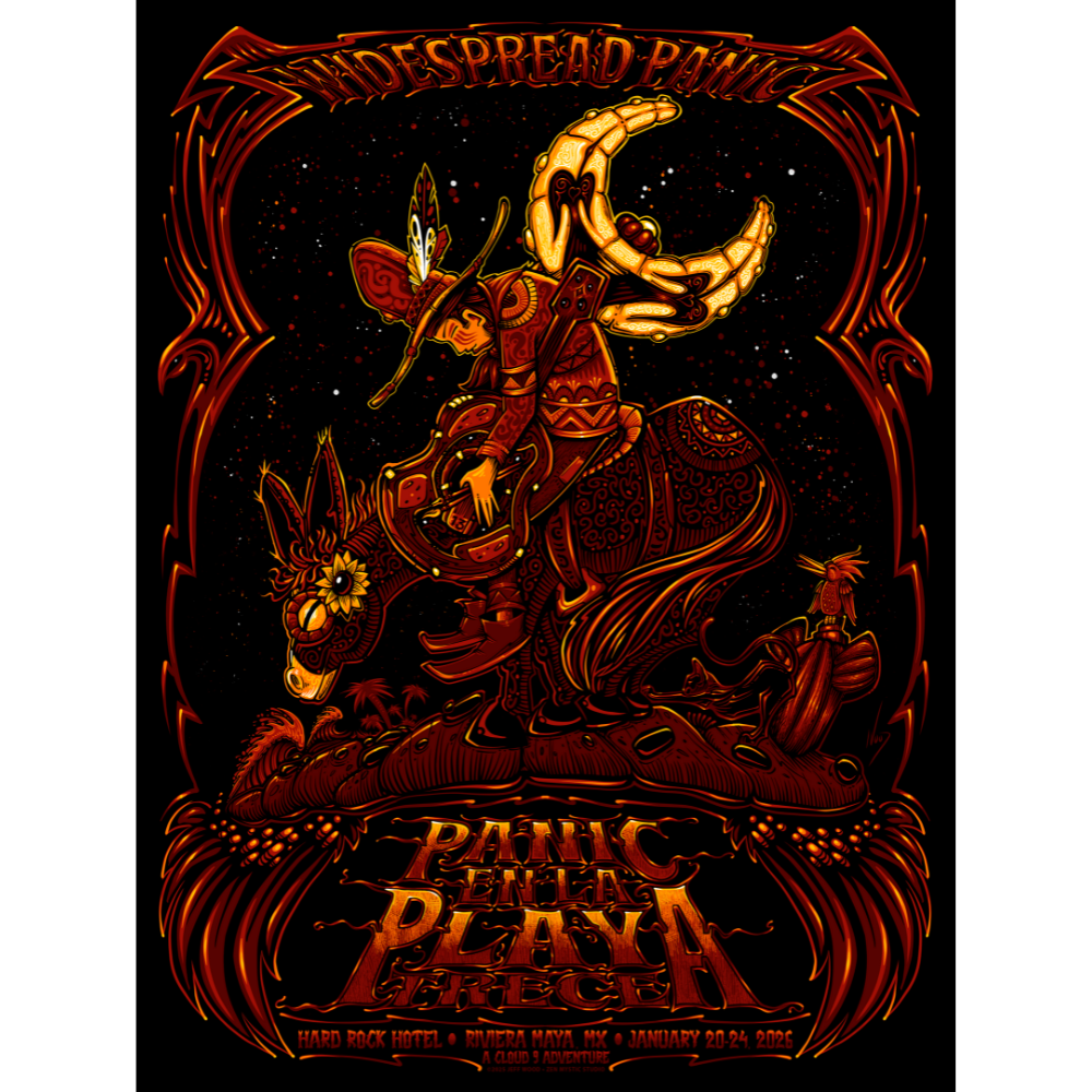 Panic en la Playa Trece Jeff Wood Cowboy Poster