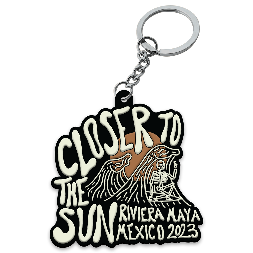 Closer to the Sun 2023 Ride the Wave Keychain