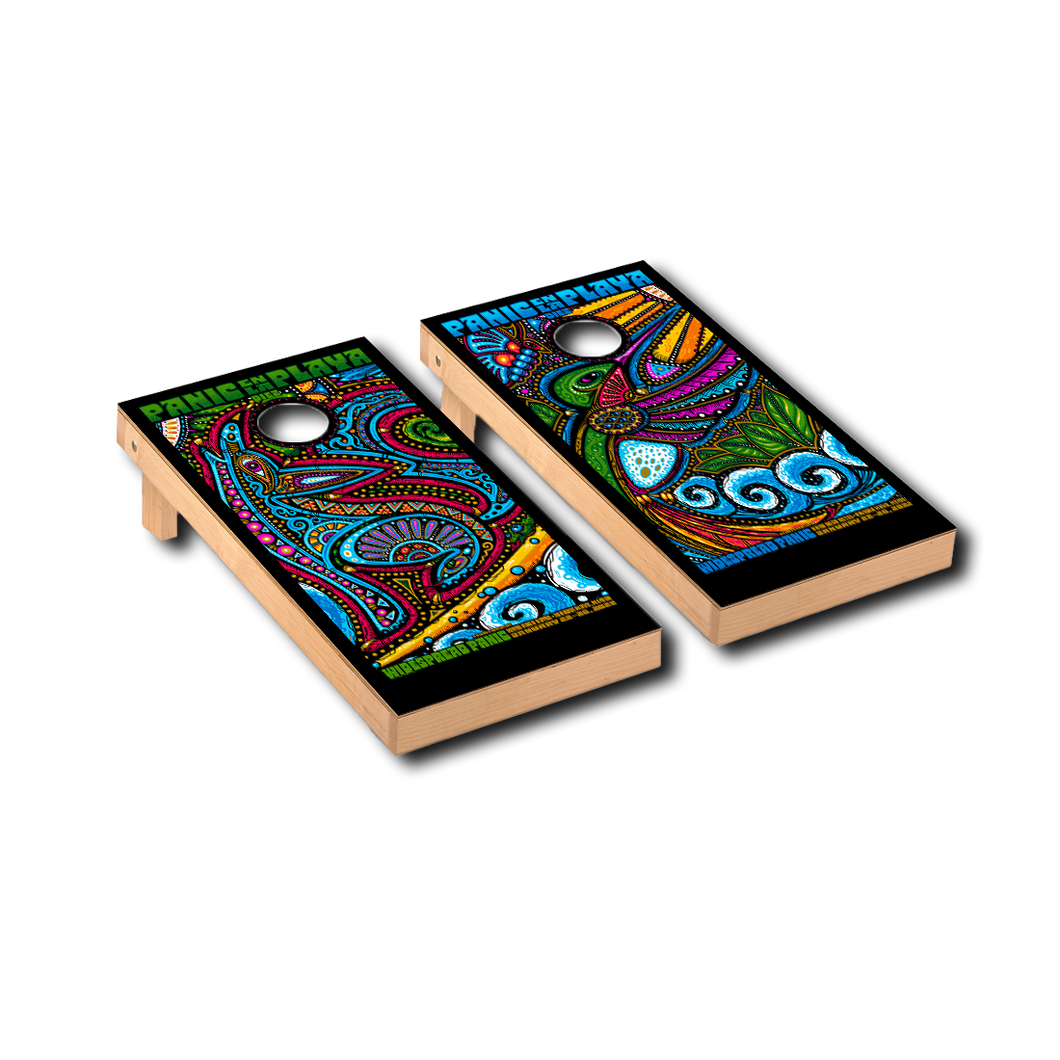 Panic En la Playa Diez 2022 Cornhole Boards (Includes Shipping)