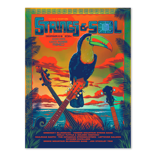 Strings & Sol 2024 Foil Poster