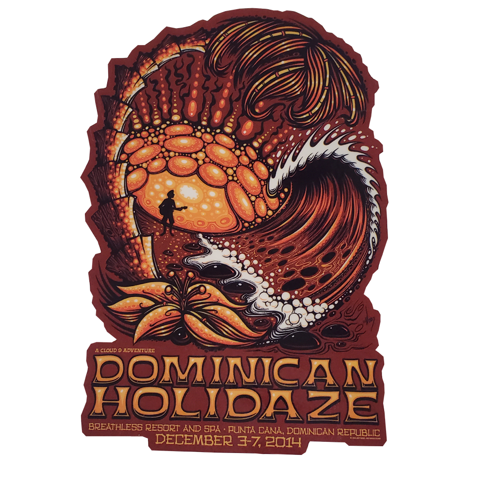 Dominican Holidaze 2014 Sticker (Shipping Included)