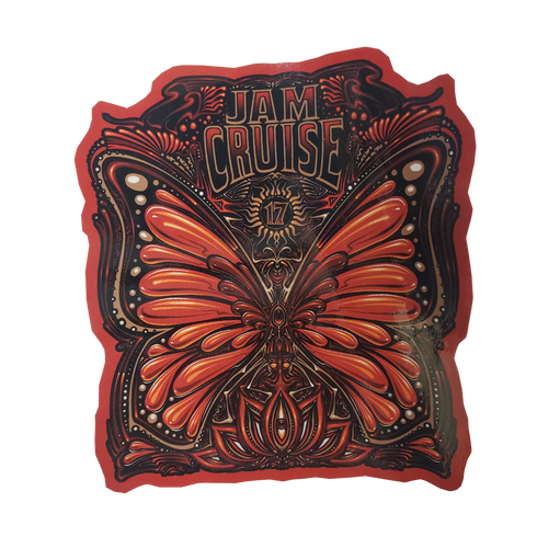 Jam Cruise 17 Butterfly Sticker (Includes Shipping)