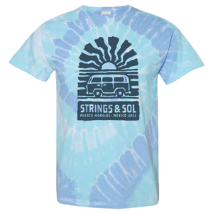 Strings & Sol 2022 Get on the Bus Unisex Tie Dye T-shirt