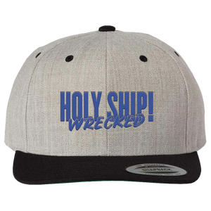 Holy Ship! Wrecked 2022 Flatbrim Logo Hat