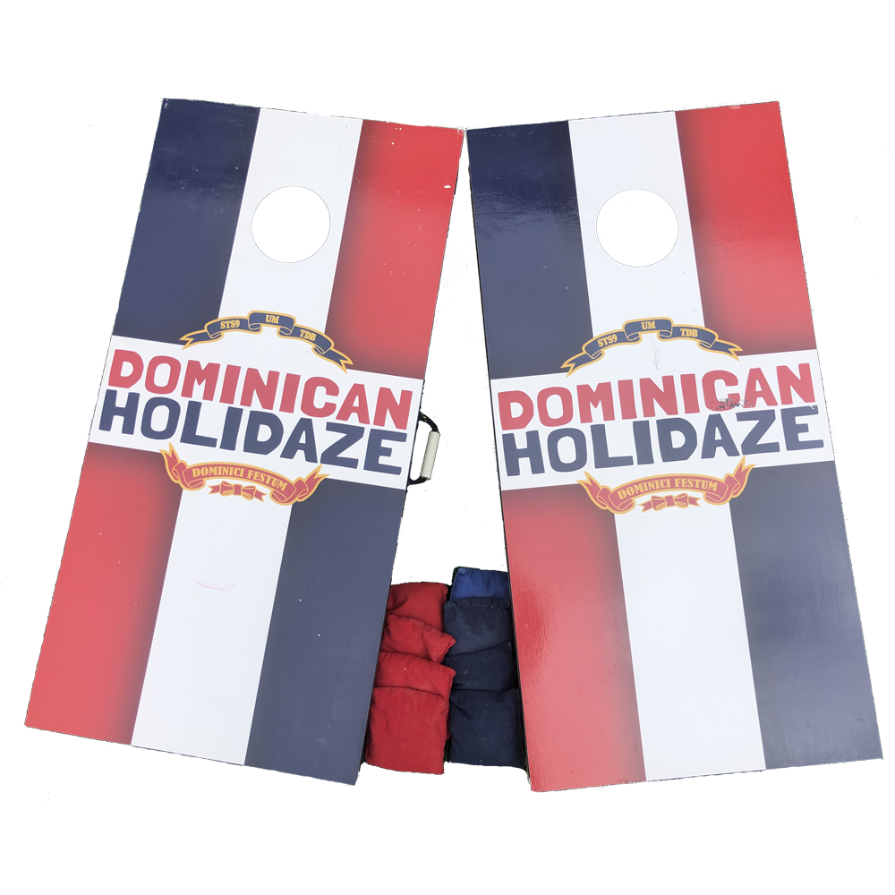 Dominican Holidaze 2014 Cornhole Boards (Includes Shipping)