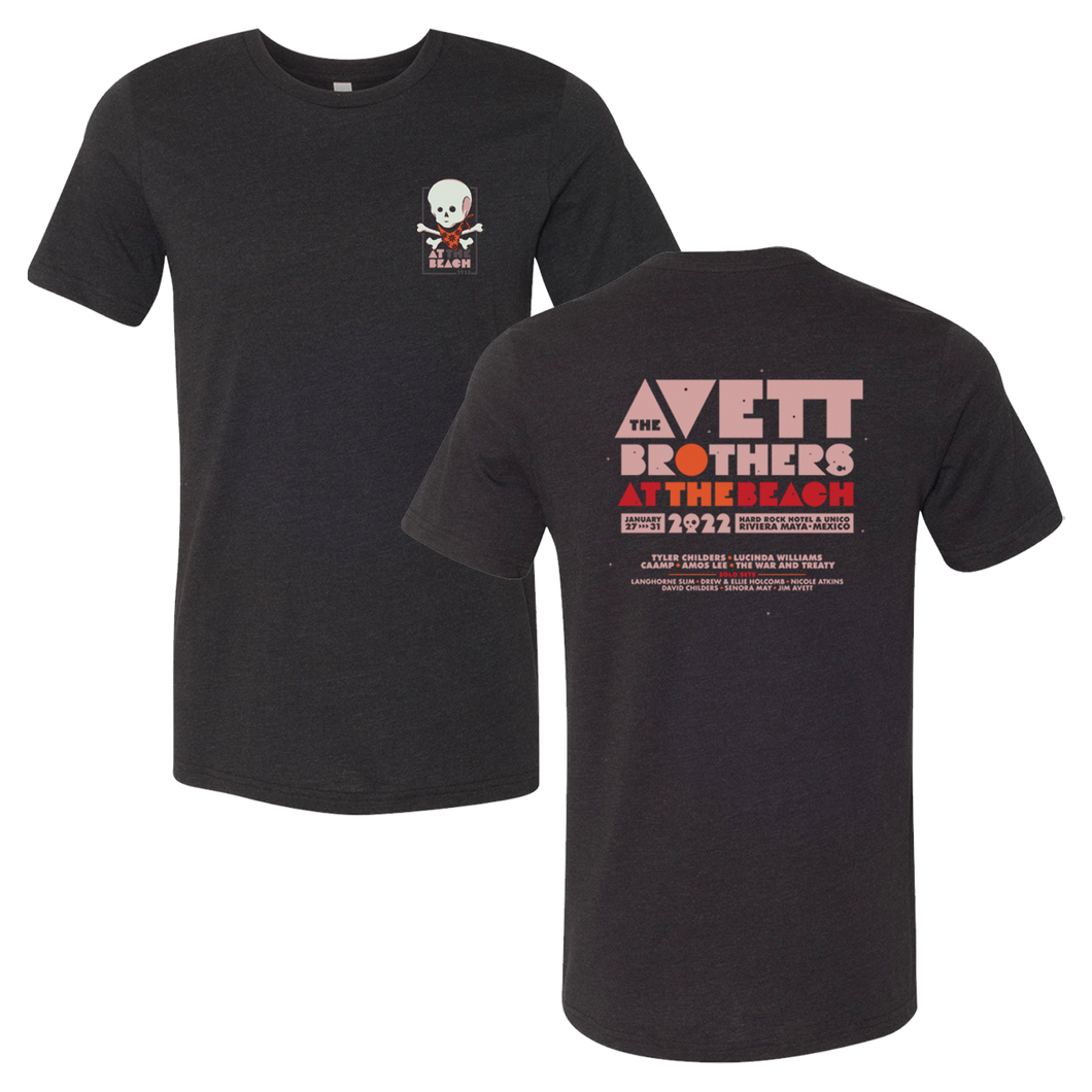 At the Beach 2022 Skull Line Up T-Shirt