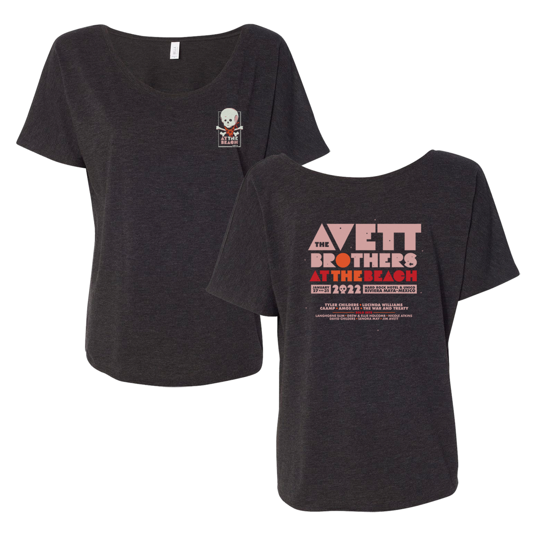 At the Beach 2022 Skull Line Up Women's T-Shirt