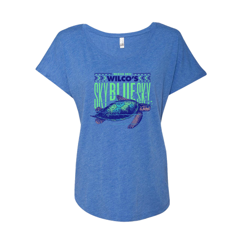 Sky Blue Sky 2022 Turtle Women's Cut T-Shirt