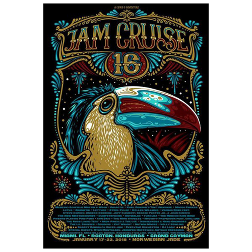 Jam Cruise 16 Toucan Poster (2018)