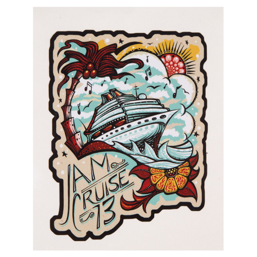 Jam Cruise 13 Ship Sticker (Includes Shipping)