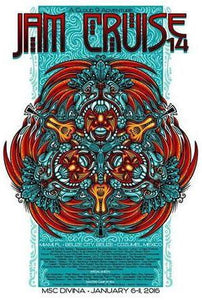 Jam Cruise 14 Mask Mandala Poster (2016)