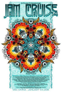Jam Cruise 14 Ship Mandala Poster (2016)
