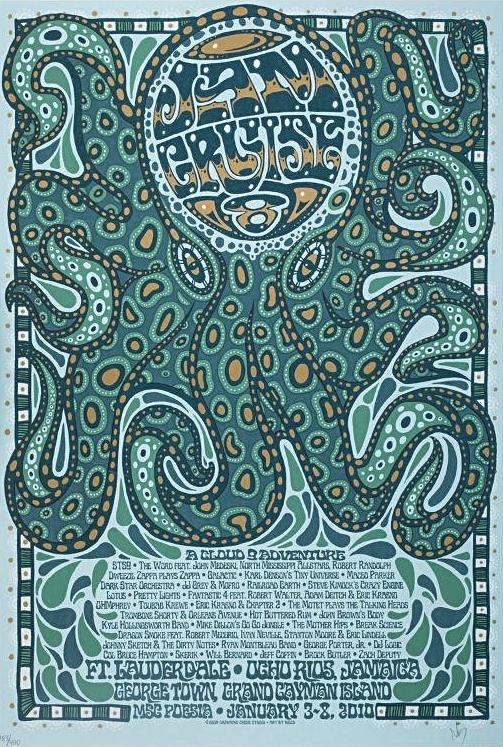Jam Cruise 8 Octopus Poster (2010)