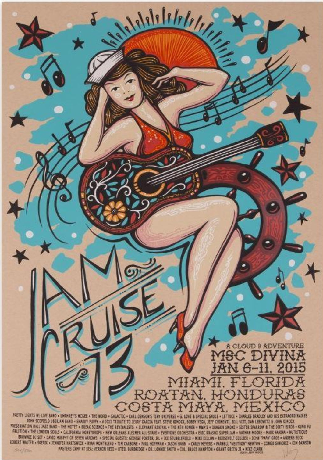 Jam Cruise 13 Sailor Girl Poster (2015)